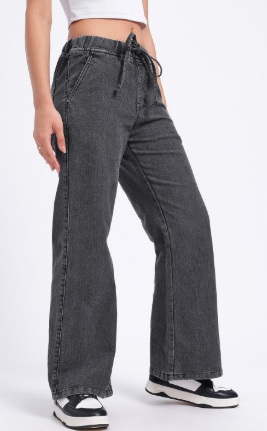 Women Stretchable Wide Leg Jeans
