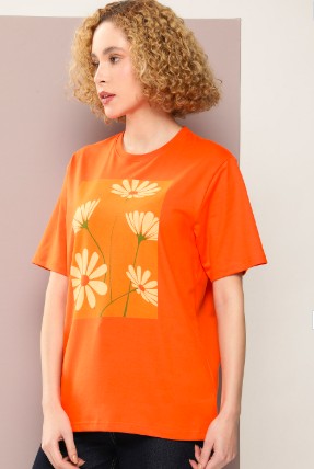 Women Graphic Printed Oversized T-shirt